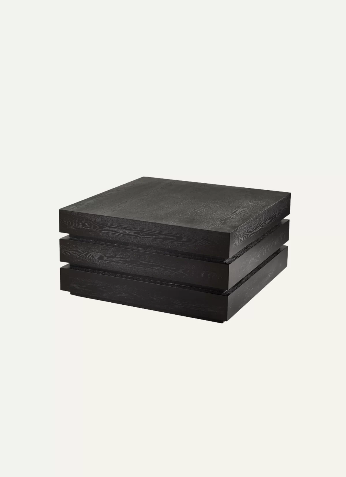 Trivon Zwart Eiken Salontafel – MK 01 - Afbeelding 1