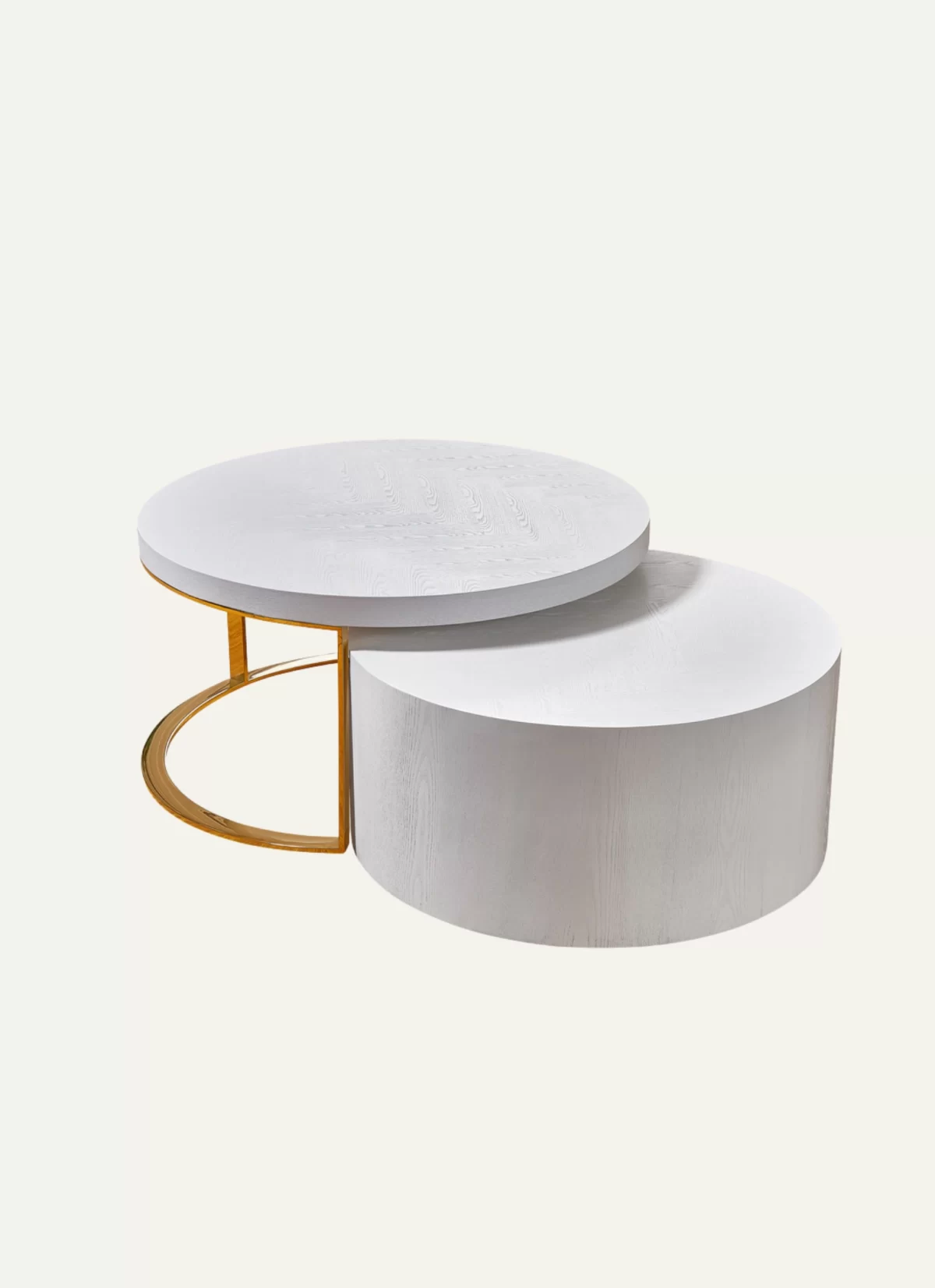 Lunaris Witte Salontafel – MK 06 - Afbeelding 1