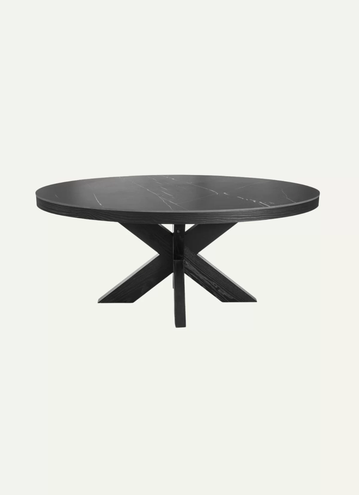 Valdora Zwart Marmer Eettafel – MK 30 - Afbeelding 1