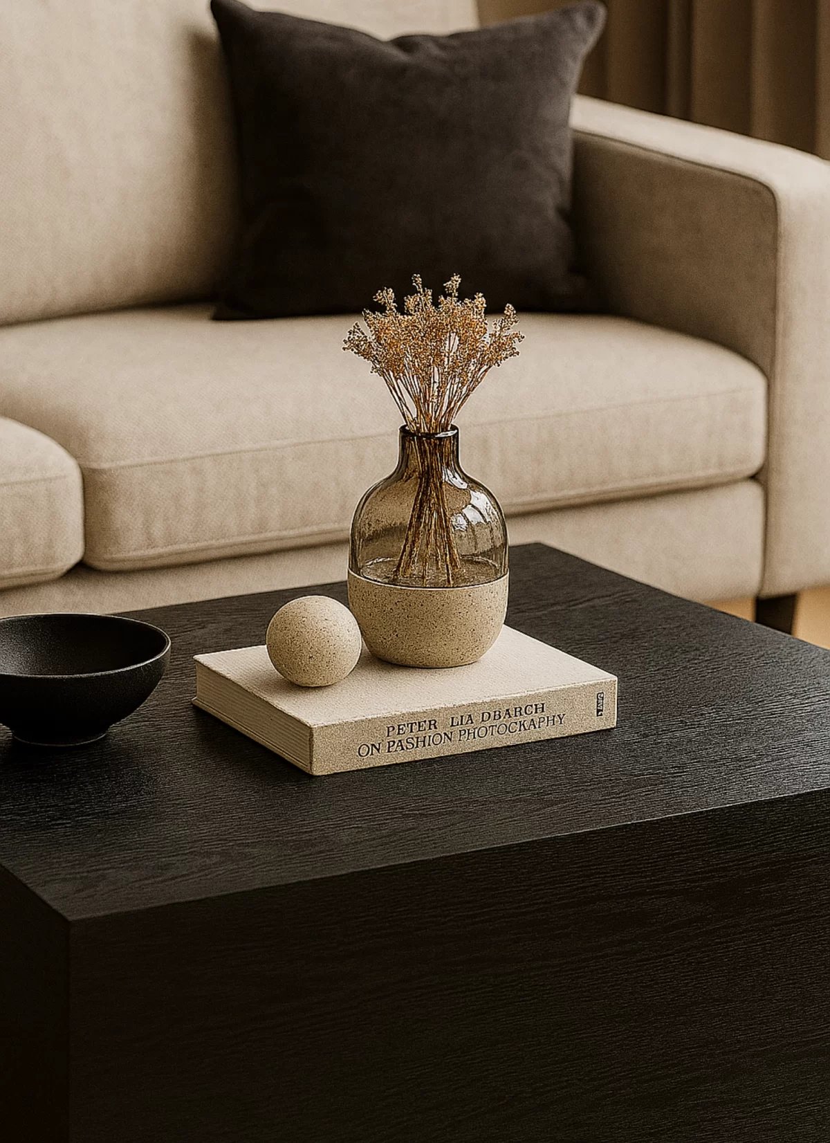 Monara Zwart Eiken Salontafel – MK 43 - Afbeelding 3