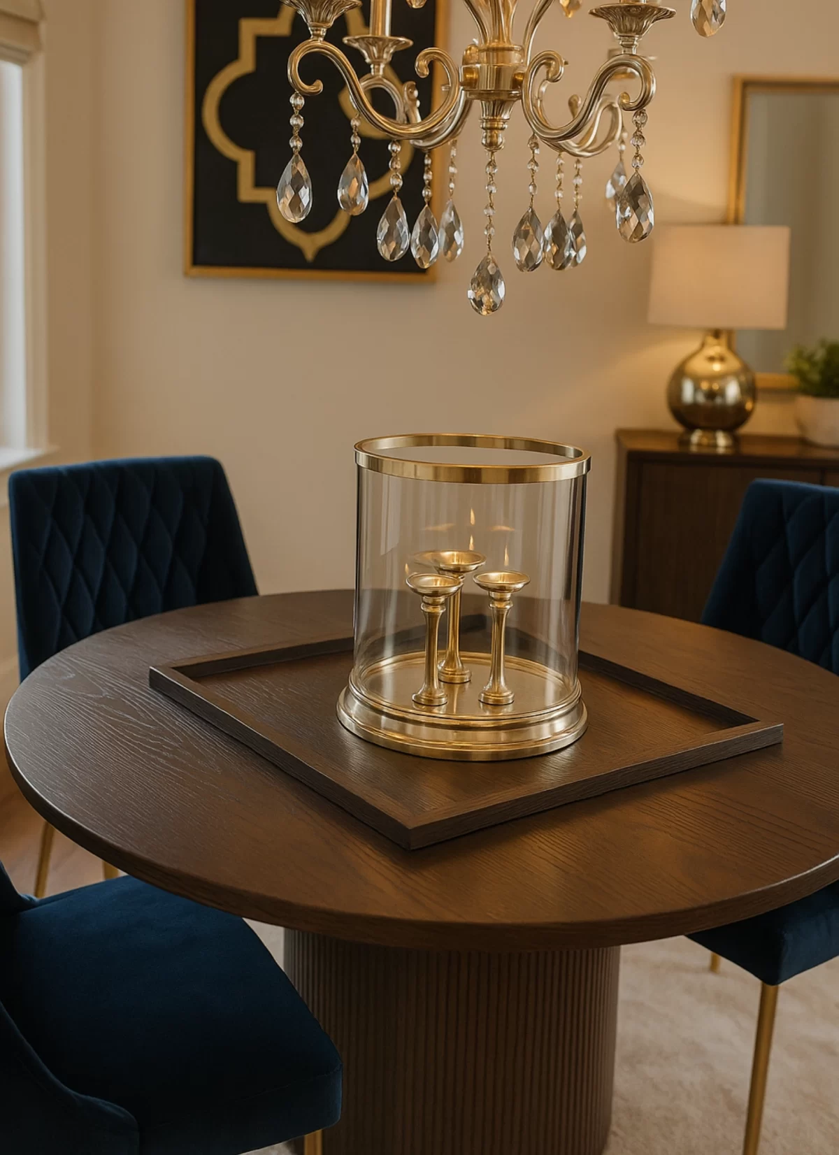 Lunora Bruin Eiken Eettafel – MK 45 - Afbeelding 3