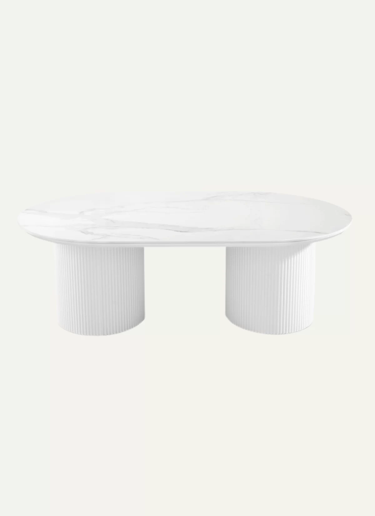 Colonna Coffee Table met Witte Marmeren Blad – MK 49 - Afbeelding 1