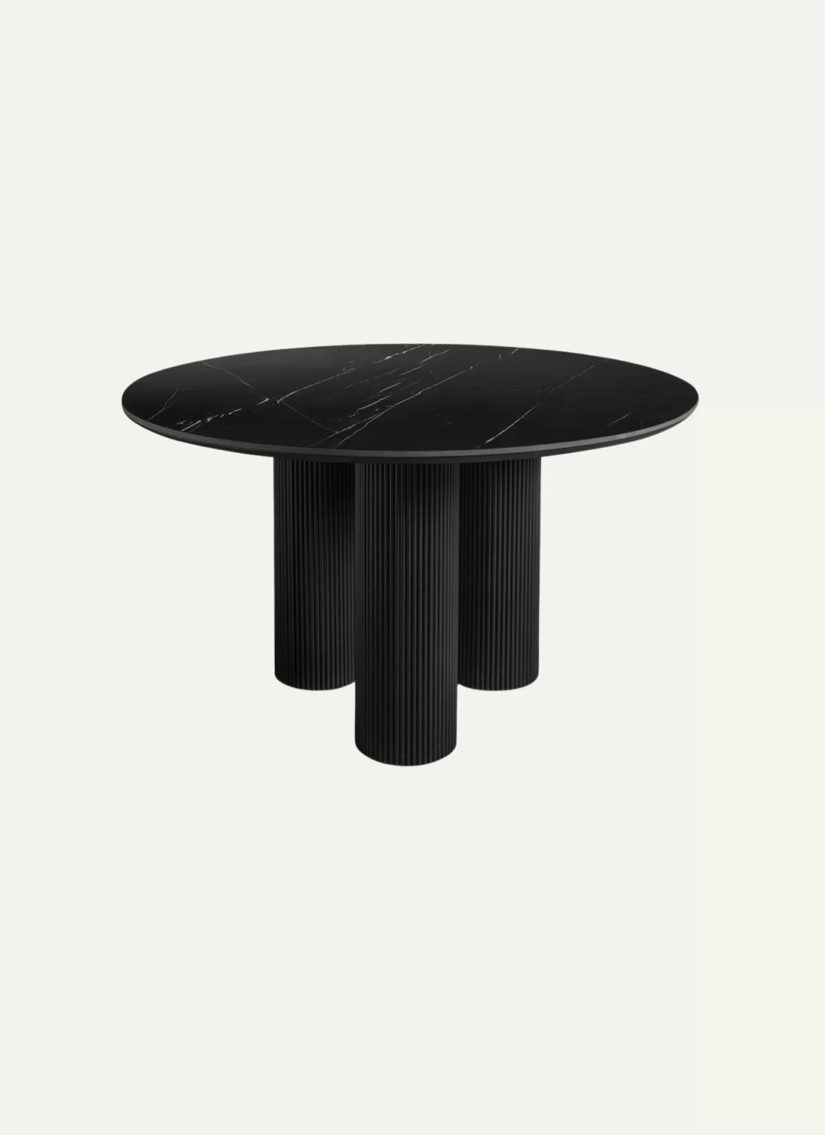 Trivium Zwart Marmer Eettafel – MK 76 - Afbeelding 1