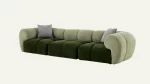 Cubiq Sofa – Groen & Grijs Mix - Afbeelding 4