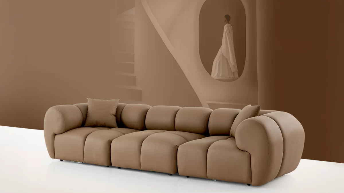 Cubiq Sofa – Mat Taupe - Afbeelding 2