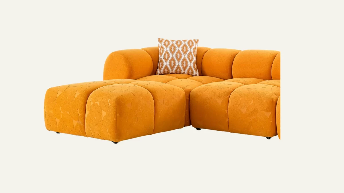 Cubiq Sofa – Mosterdgeel - Afbeelding 4