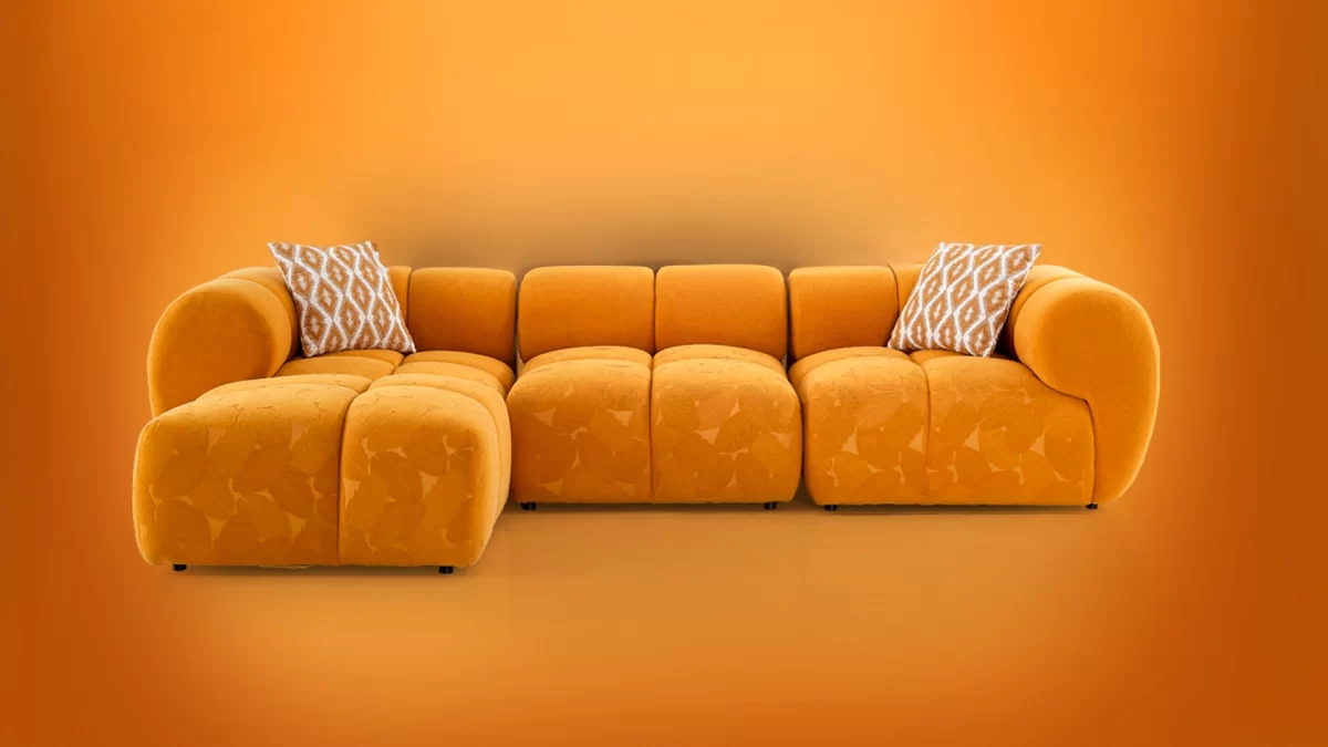 Cubiq Sofa – Mosterdgeel - Afbeelding 2