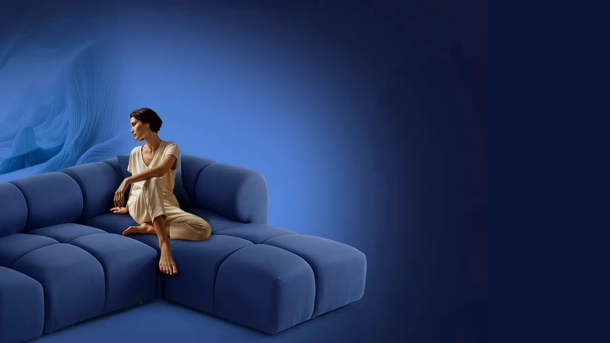 Cubiq Sofa – Nachtblauw - Afbeelding 2