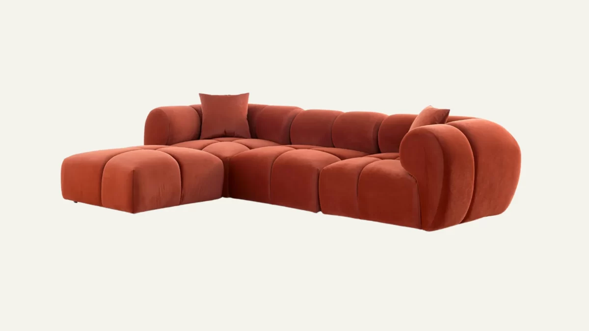 Cubiq Sofa – Terracotta - Afbeelding 1