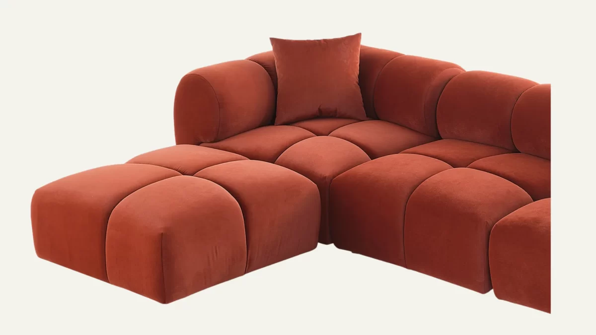 Cubiq Sofa – Terracotta - Afbeelding 4