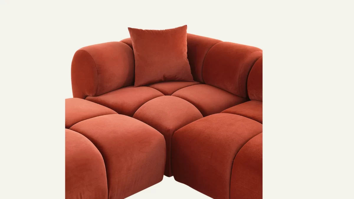 Cubiq Sofa – Terracotta - Afbeelding 5