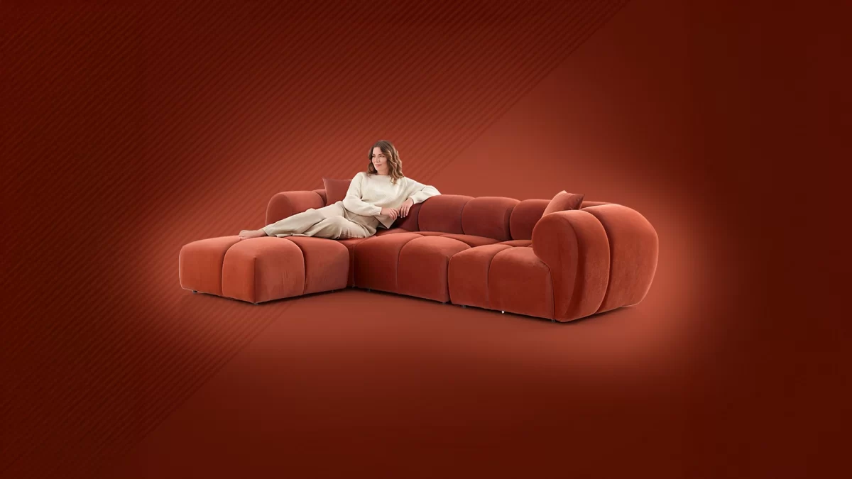 Cubiq Sofa – Terracotta - Afbeelding 2