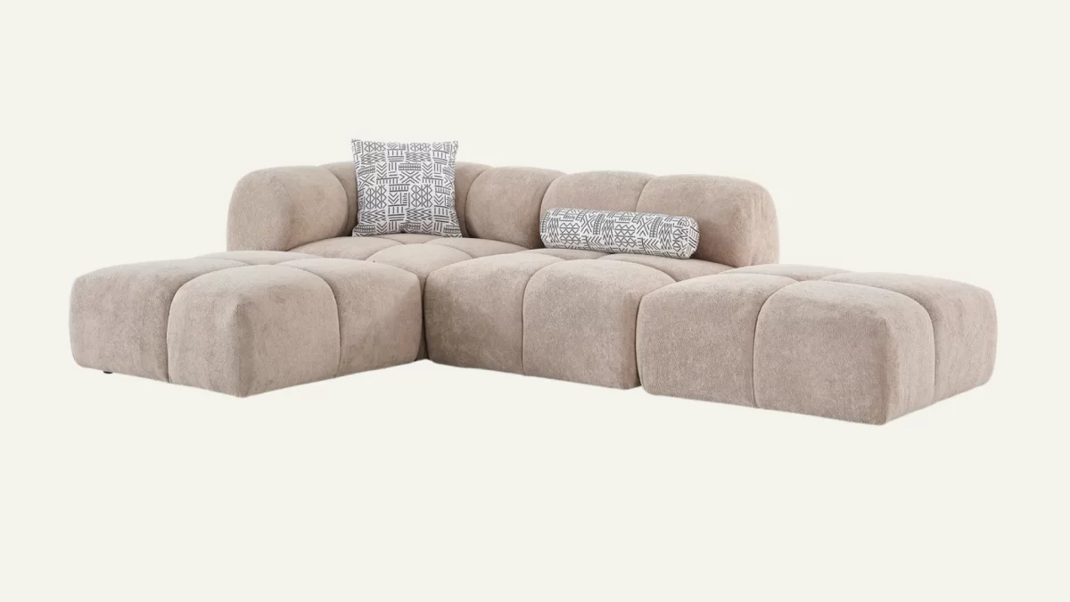 Cubiq Sofa – Zandbeige - Afbeelding 3