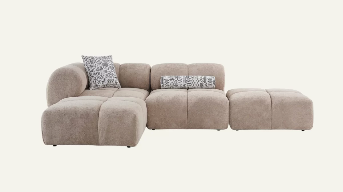 Cubiq Sofa – Zandbeige - Afbeelding 1