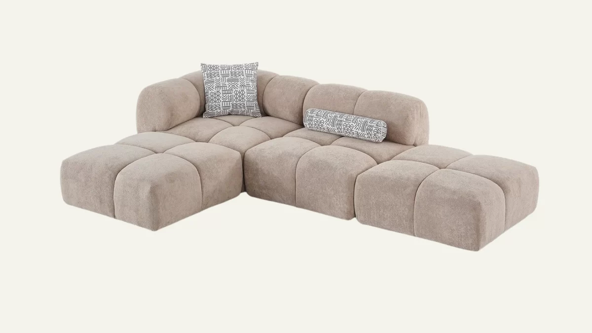 Cubiq Sofa – Zandbeige - Afbeelding 4