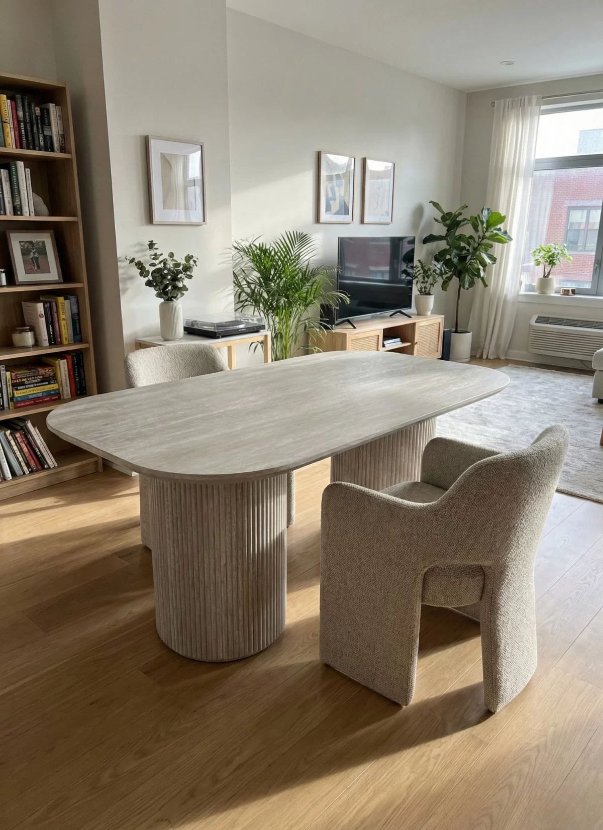 Mobileria Travertin Eettafel - DT 1688 - Afbeelding 2