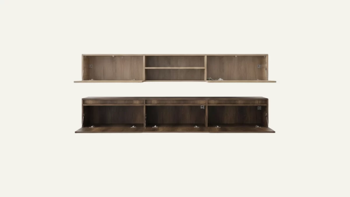 Pureline Walnoot TV-meubel - Afbeelding 5