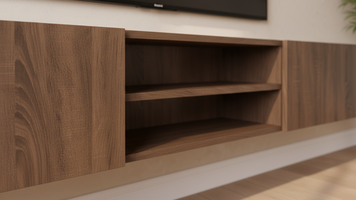 Vento Walnoot TV-meubel - Afbeelding 3