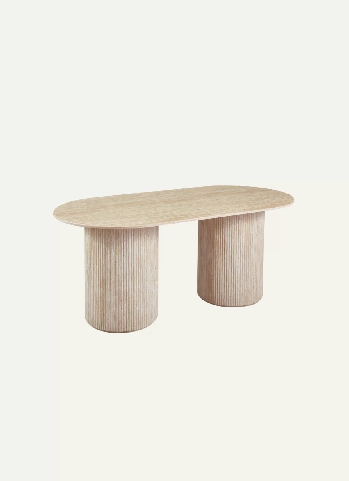 Lumea Travertin Eettafel - DT 1688 - Afbeelding 3