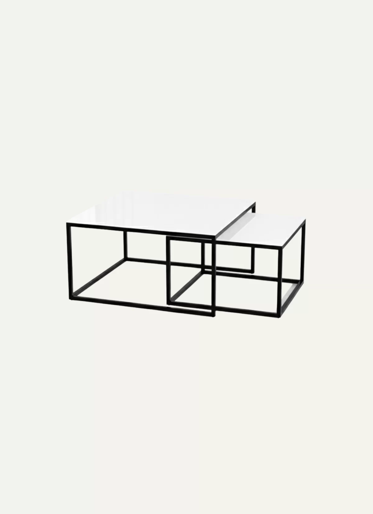 Lara Silver Vierkante Salontafel - Afbeelding 1