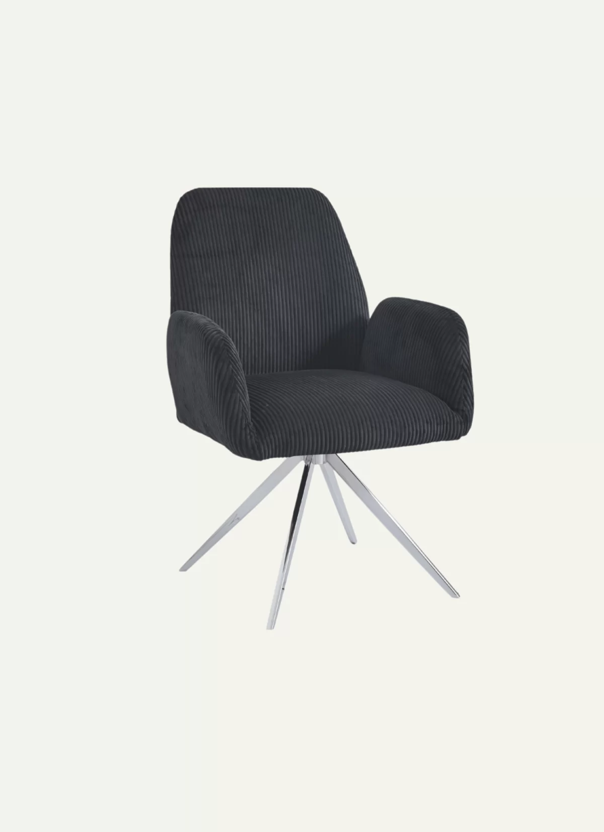 Berlin Antraciet Stoel - Zilveren Poten - Afbeelding 3