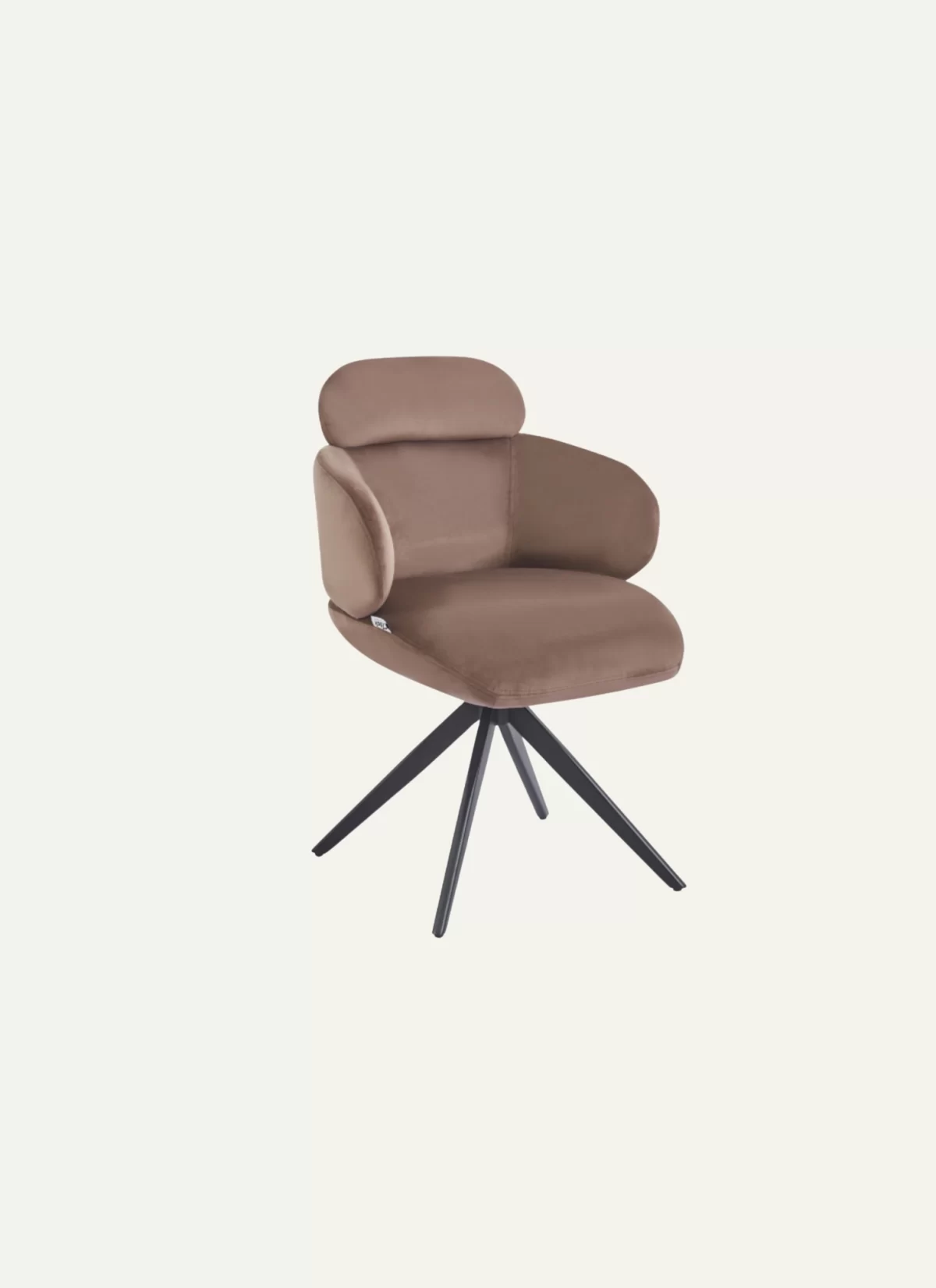 Mango Vison Stoel met Rugsteun - Zwarte Poten - Afbeelding 3