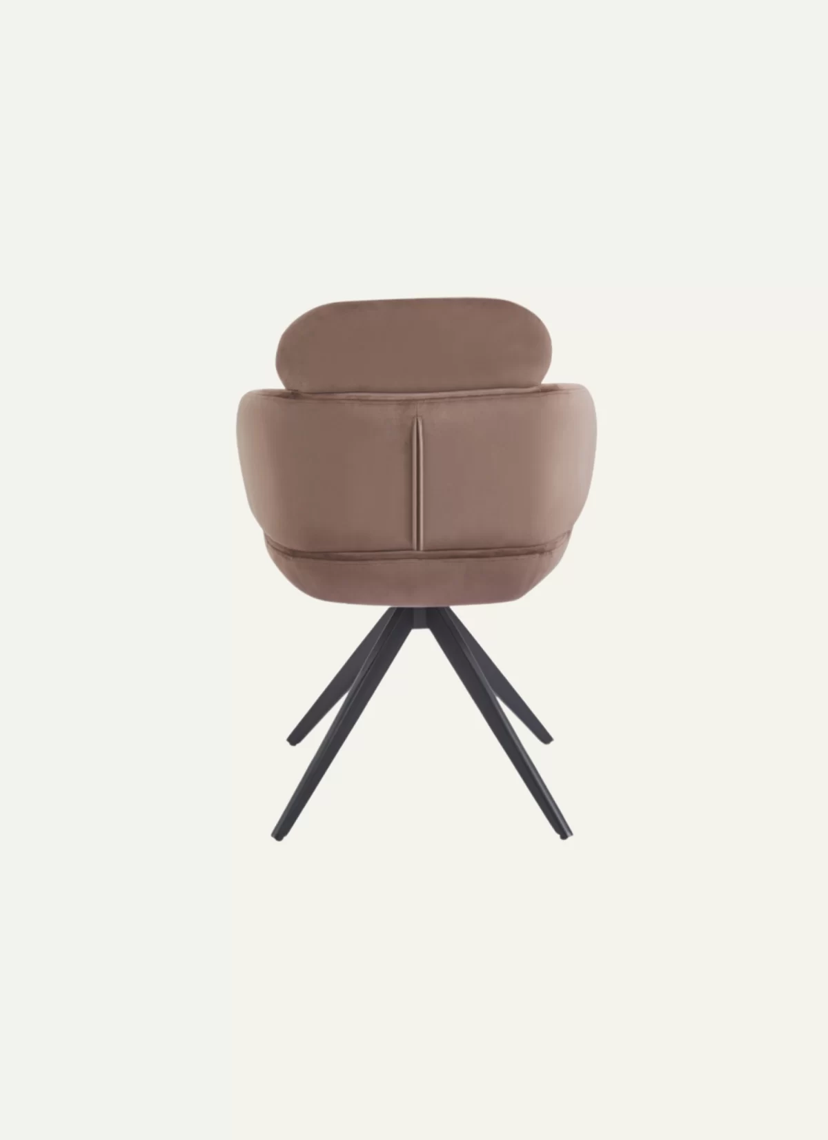 Mango Vison Stoel met Rugsteun - Zwarte Poten - Afbeelding 4