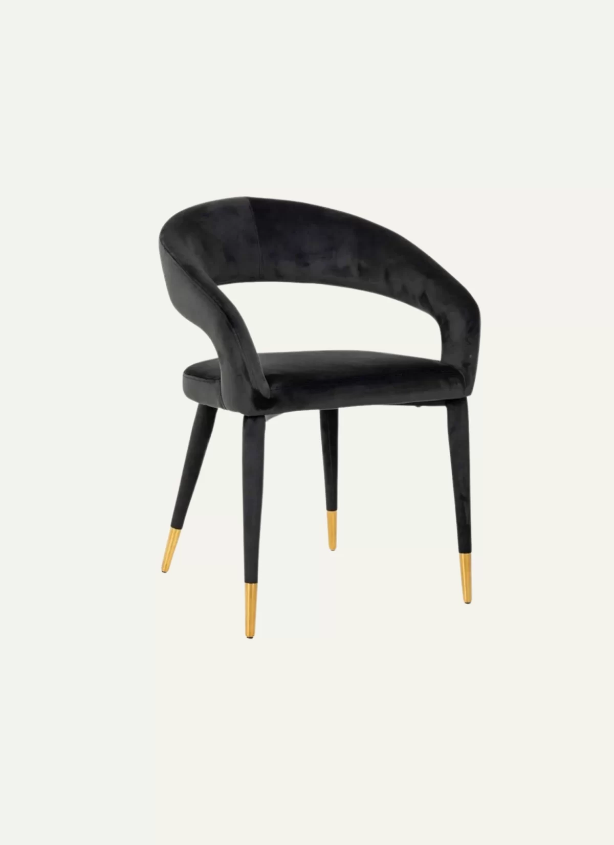 Olivia Zwarte Stoel - Afbeelding 1