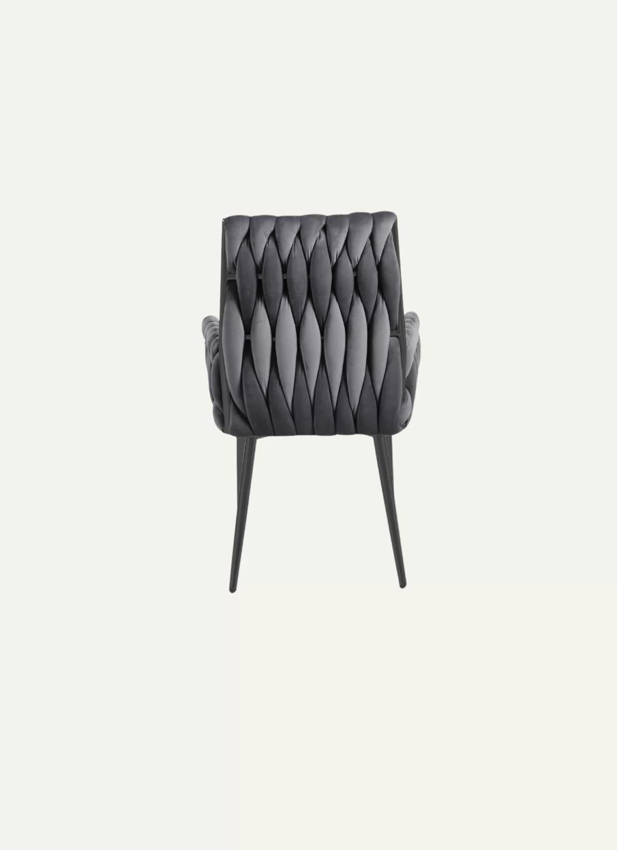 Sofya Antraciet Stoel - Zwarte Poten - Afbeelding 4