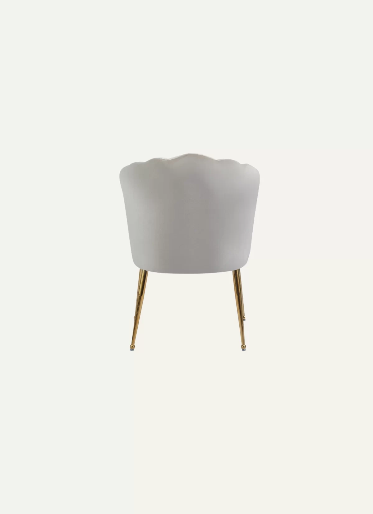 Vera Beige Stoel - Gouden Poten - Afbeelding 4